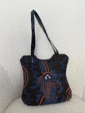 VINTAGE BEADED ART DECO HANDBAG